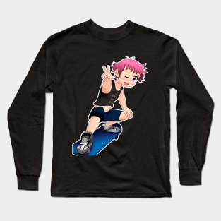 Shiro Pinker skating Long Sleeve T-Shirt